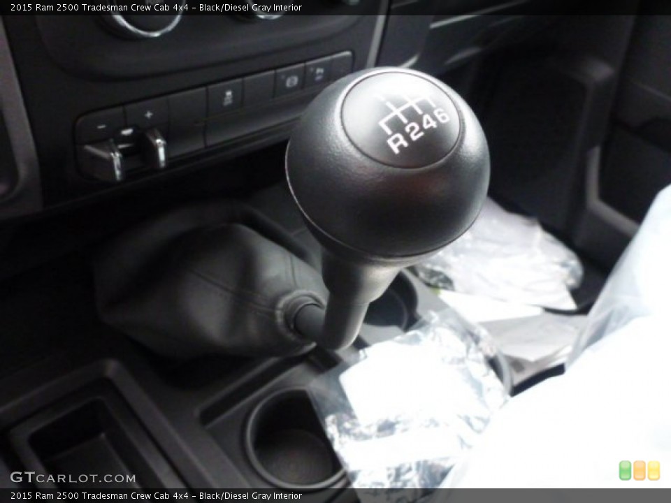 Black/Diesel Gray Interior Transmission for the 2015 Ram 2500 Tradesman Crew Cab 4x4 #98882522