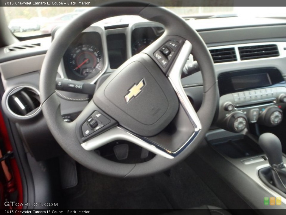 Black Interior Steering Wheel for the 2015 Chevrolet Camaro LS Coupe #98884649