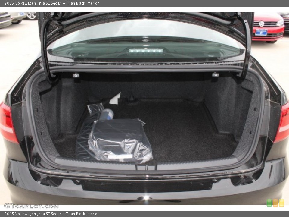 Titan Black Interior Trunk for the 2015 Volkswagen Jetta SE Sedan #98885699