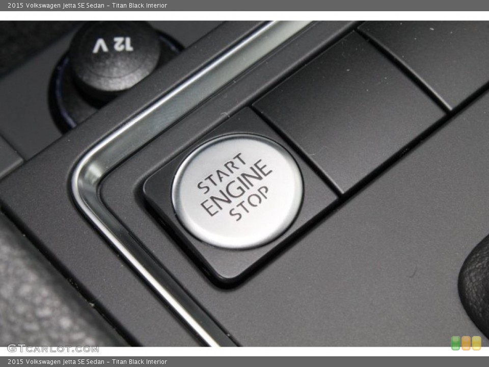 Titan Black Interior Controls for the 2015 Volkswagen Jetta SE Sedan #98886056