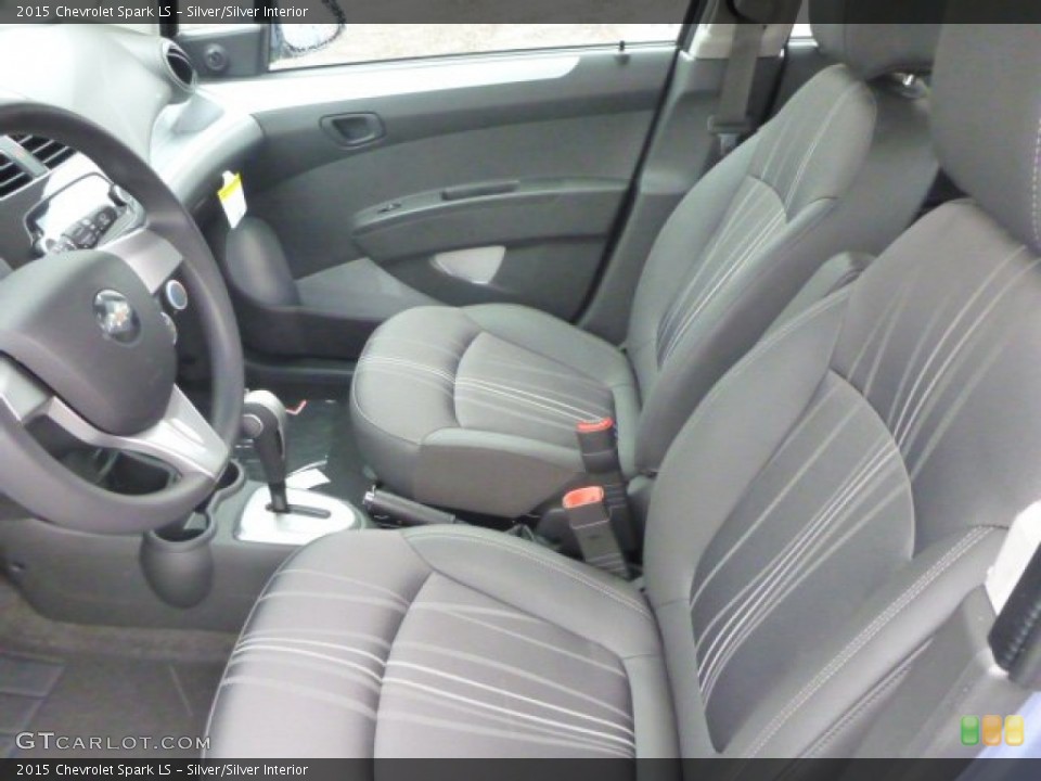 Silver/Silver Interior Front Seat for the 2015 Chevrolet Spark LS #98890564