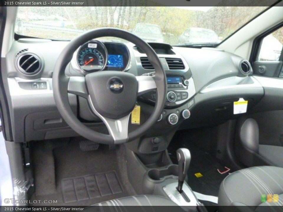 Silver/Silver Interior Prime Interior for the 2015 Chevrolet Spark LS #98890615