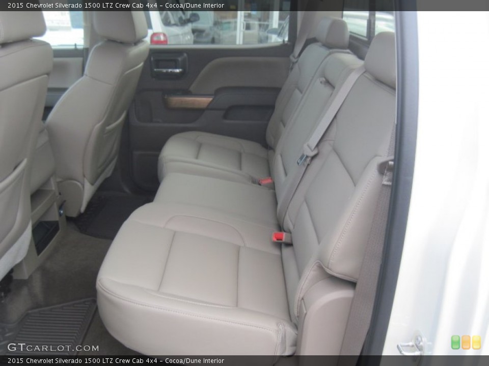 Cocoa/Dune Interior Rear Seat for the 2015 Chevrolet Silverado 1500 LTZ Crew Cab 4x4 #98893870