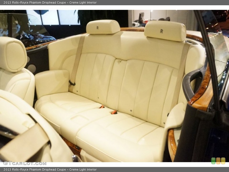 Creme Light Interior Rear Seat for the 2013 Rolls-Royce Phantom Drophead Coupe #98900016