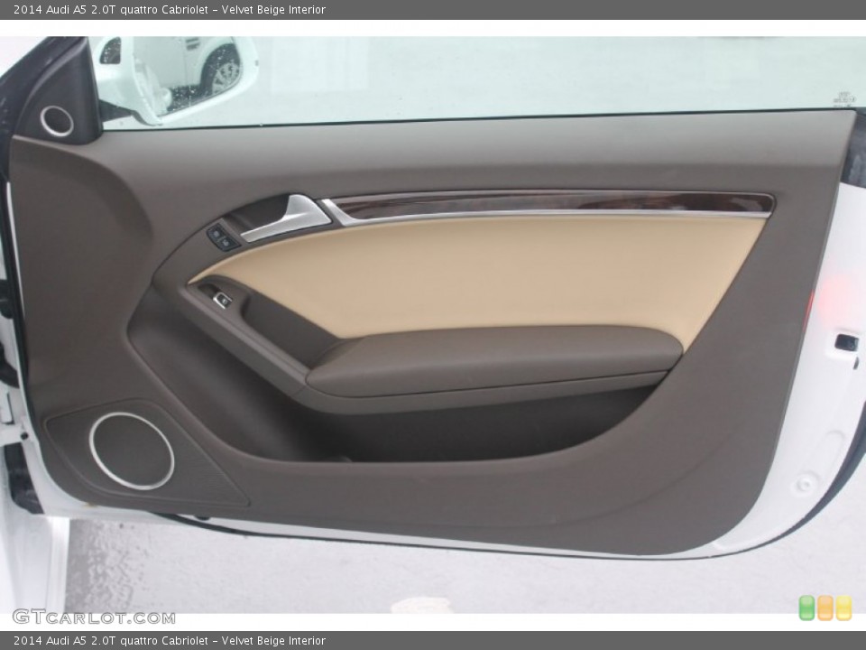 Velvet Beige Interior Door Panel for the 2014 Audi A5 2.0T quattro Cabriolet #98900332