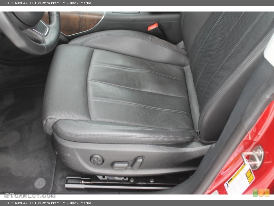 Black Interior Front Seat for the 2012 Audi A7 3.0T quattro Premium #98900824