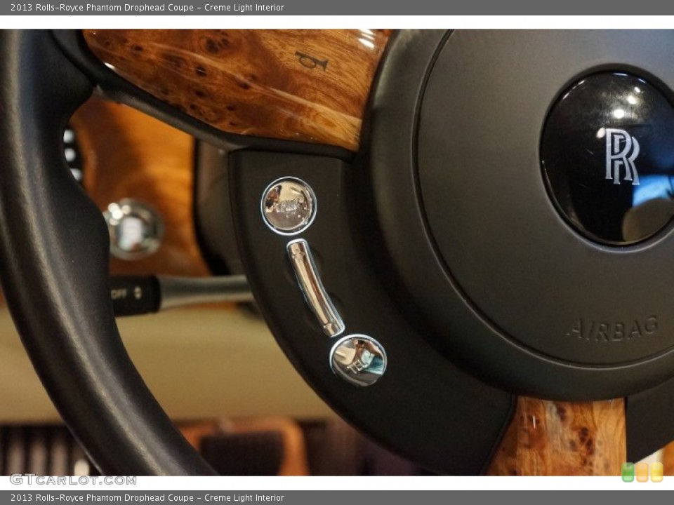 Creme Light Interior Steering Wheel for the 2013 Rolls-Royce Phantom Drophead Coupe #98900848
