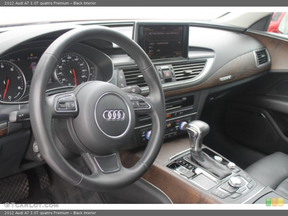 Black Interior Dashboard for the 2012 Audi A7 3.0T quattro Premium #98900851