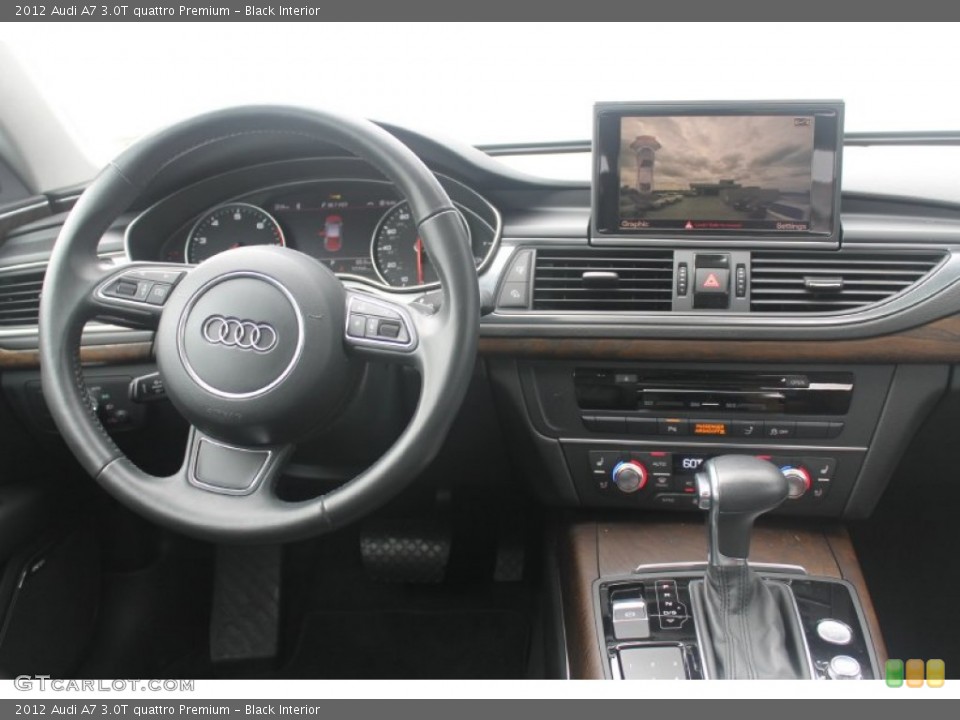 Black Interior Dashboard for the 2012 Audi A7 3.0T quattro Premium #98901126