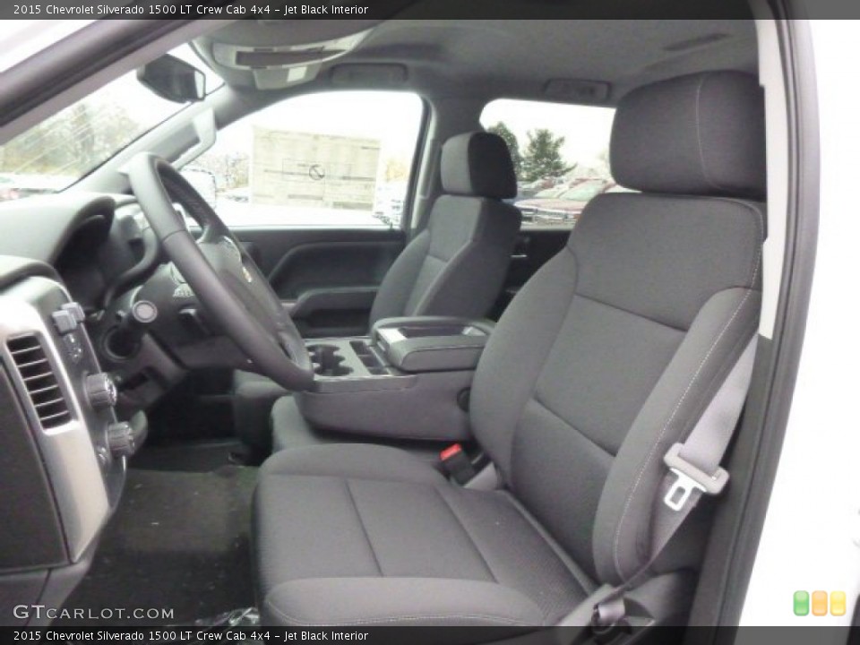 Jet Black Interior Front Seat for the 2015 Chevrolet Silverado 1500 LT Crew Cab 4x4 #98903782