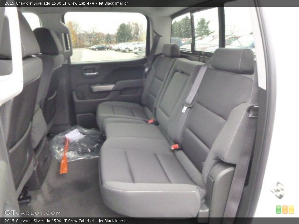 Jet Black Interior Rear Seat for the 2015 Chevrolet Silverado 1500 LT Crew Cab 4x4 #98903806