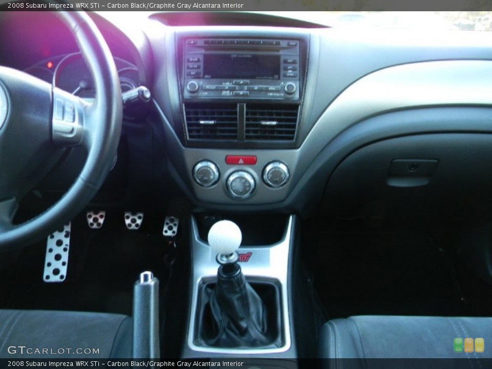 Carbon Black/Graphite Gray Alcantara Interior Controls for the 2008 Subaru Impreza WRX STi #98905030