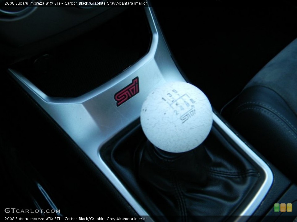 Carbon Black/Graphite Gray Alcantara Interior Transmission for the 2008 Subaru Impreza WRX STi #98905054