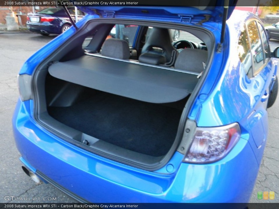 Carbon Black/Graphite Gray Alcantara Interior Trunk for the 2008 Subaru Impreza WRX STi #98905153