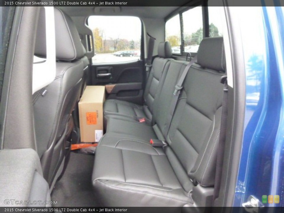 Jet Black Interior Rear Seat for the 2015 Chevrolet Silverado 1500 LTZ Double Cab 4x4 #98905546
