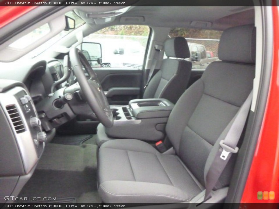 Jet Black Interior Front Seat for the 2015 Chevrolet Silverado 3500HD LT Crew Cab 4x4 #98907322