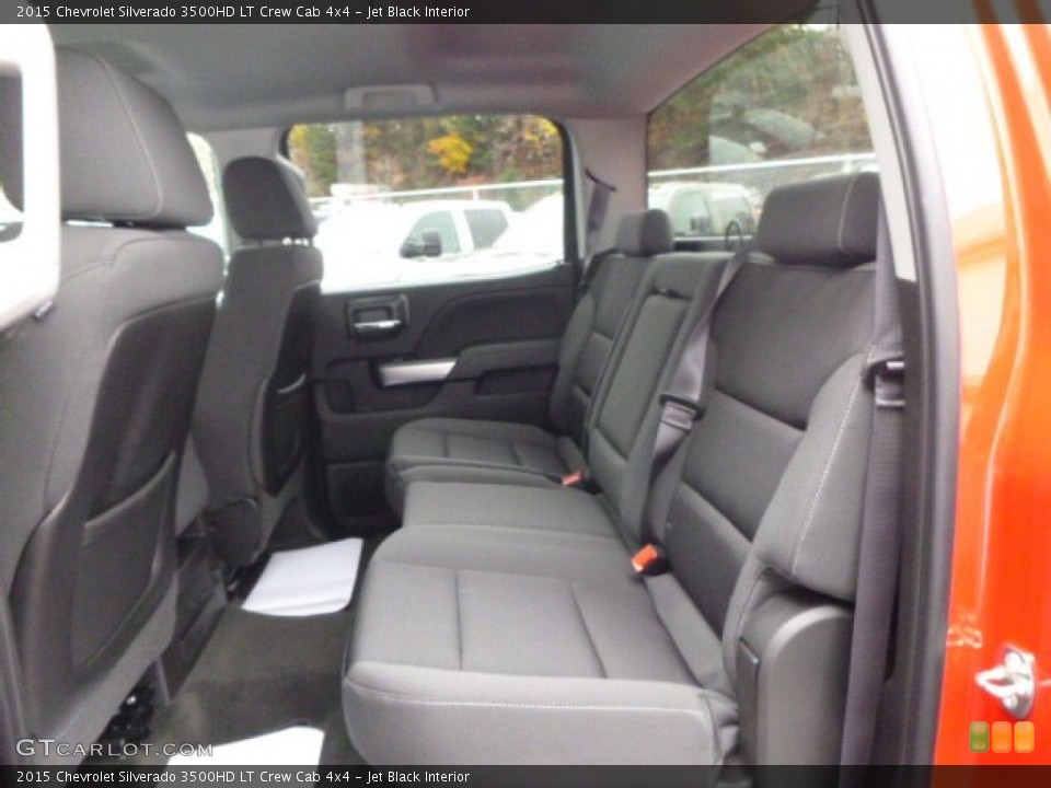 Jet Black Interior Rear Seat for the 2015 Chevrolet Silverado 3500HD LT Crew Cab 4x4 #98907346