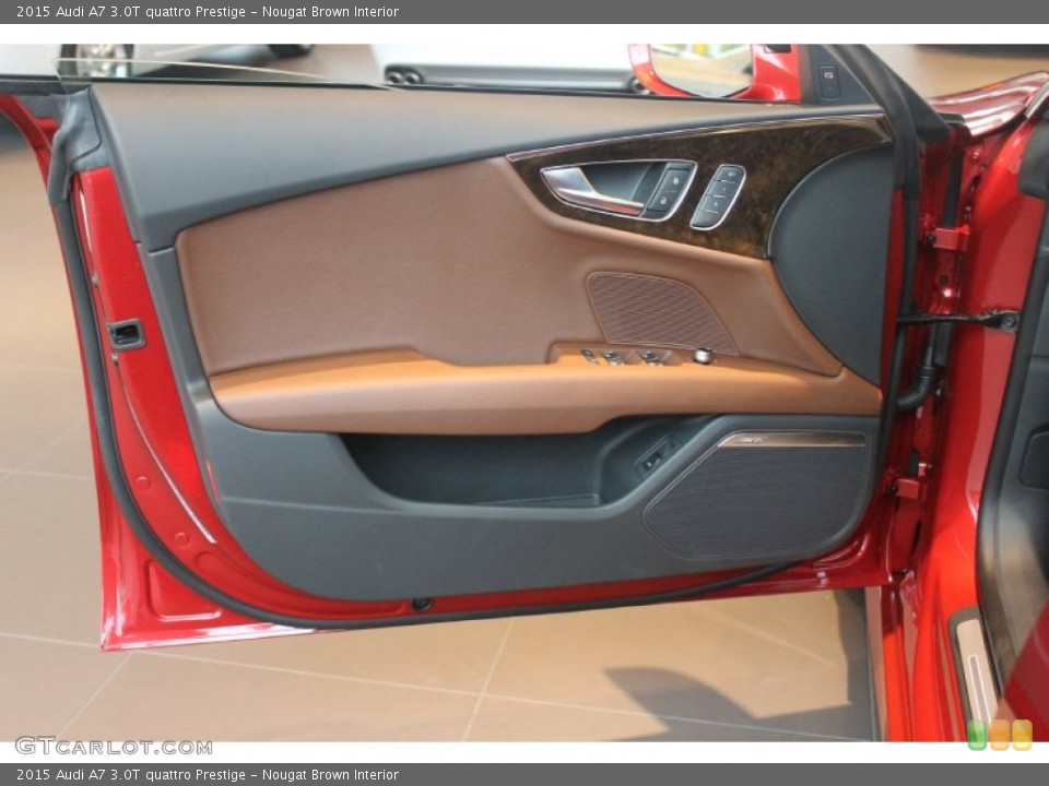 Nougat Brown Interior Door Panel for the 2015 Audi A7 3.0T quattro Prestige #98910232