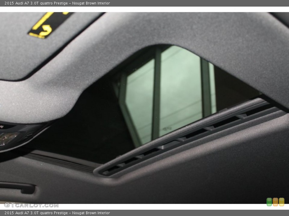 Nougat Brown Interior Sunroof for the 2015 Audi A7 3.0T quattro Prestige #98910307