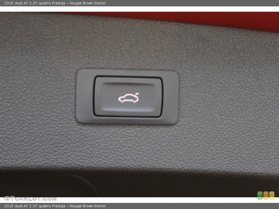 Nougat Brown Interior Controls for the 2015 Audi A7 3.0T quattro Prestige #98910436
