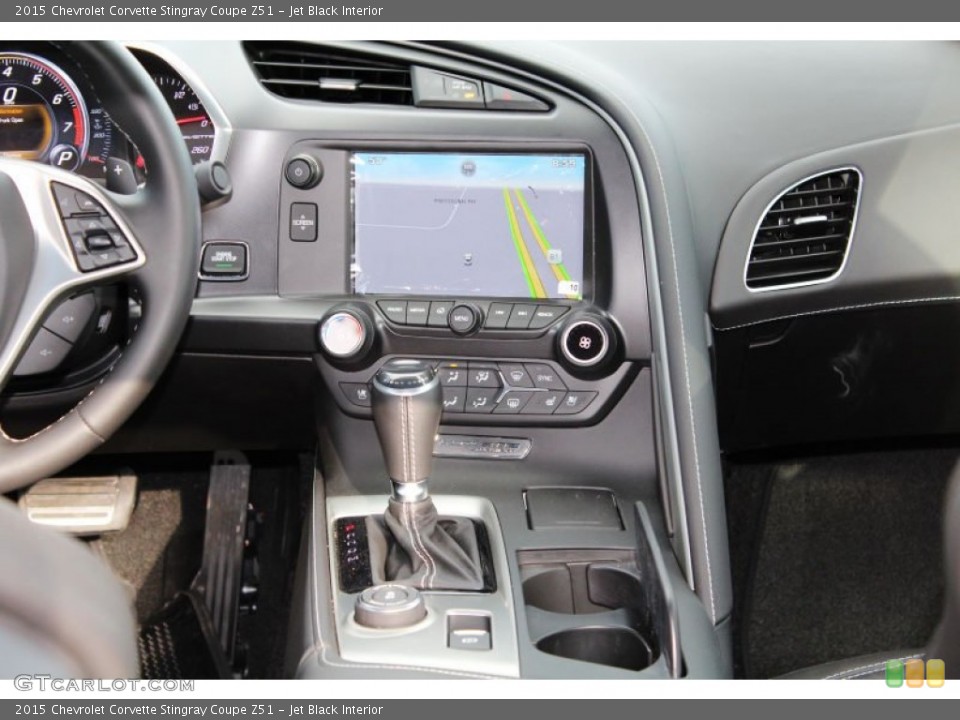 Jet Black Interior Controls for the 2015 Chevrolet Corvette Stingray Coupe Z51 #98911441