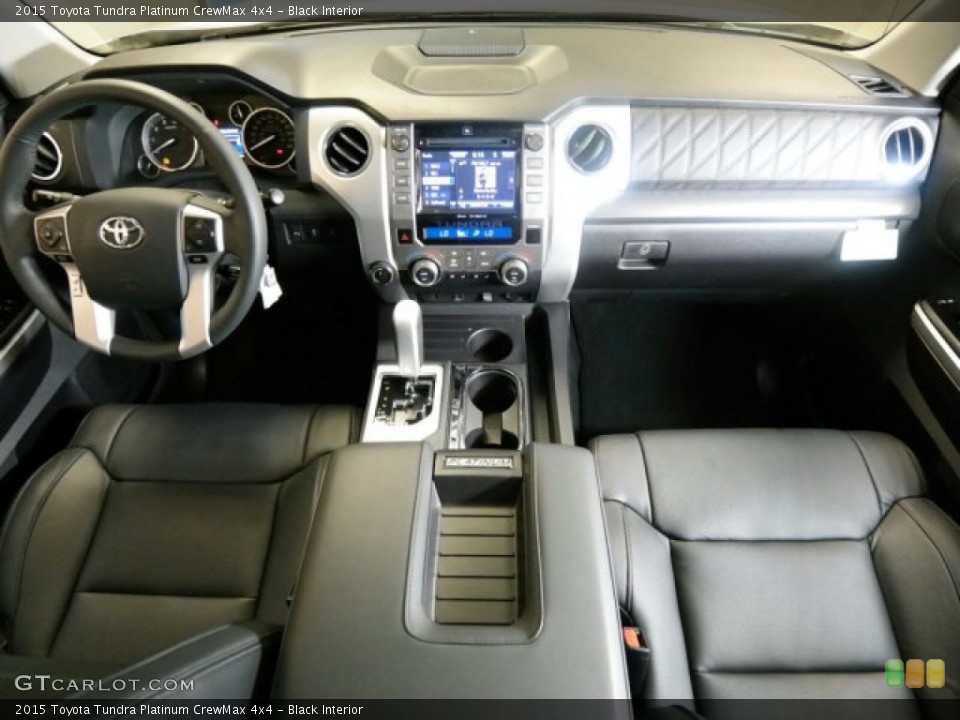Black Interior Dashboard for the 2015 Toyota Tundra Platinum CrewMax 4x4 #98912200