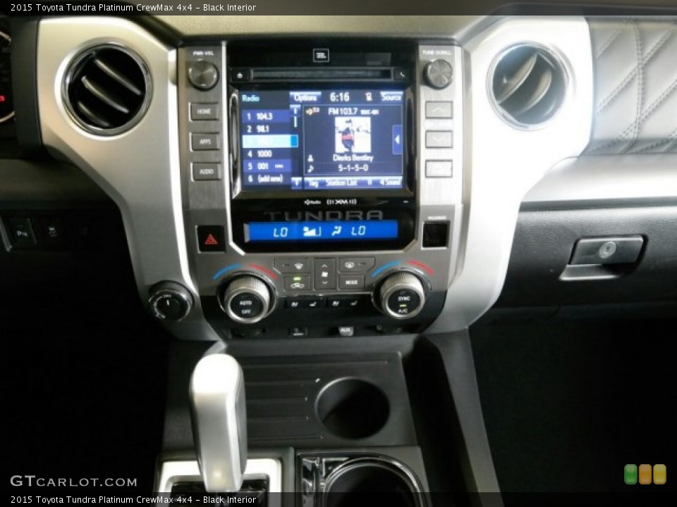 Black Interior Controls for the 2015 Toyota Tundra Platinum CrewMax 4x4 #98912245