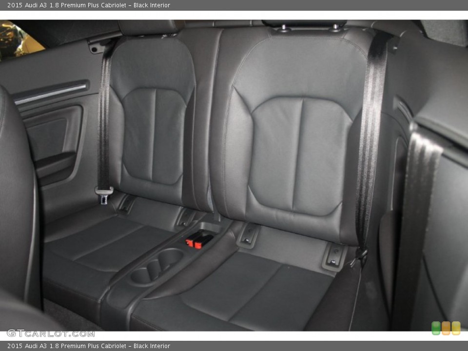 Black Interior Rear Seat for the 2015 Audi A3 1.8 Premium Plus Cabriolet #98914318