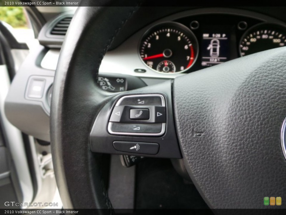 Black Interior Controls for the 2010 Volkswagen CC Sport #98920804