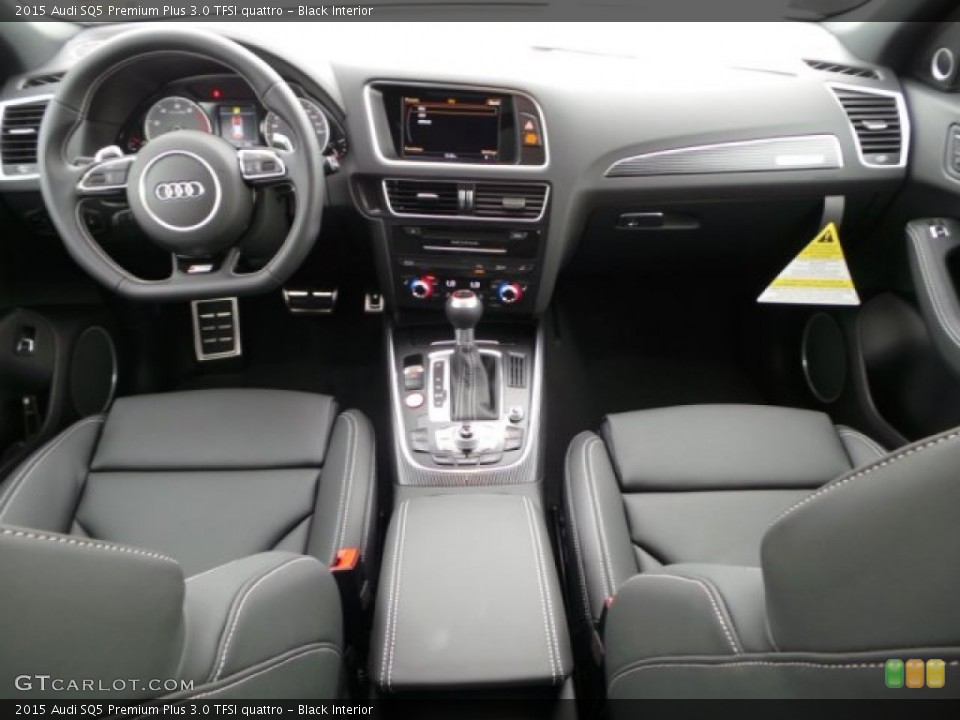 Black Interior Dashboard for the 2015 Audi SQ5 Premium Plus 3.0 TFSI quattro #98924611