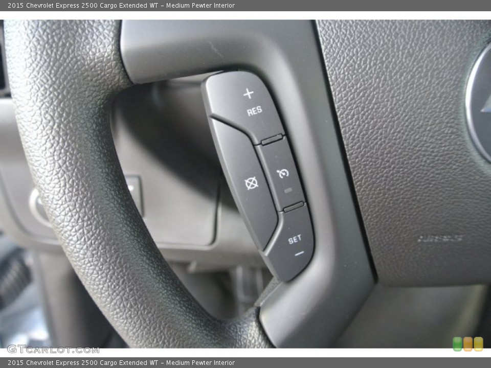 Medium Pewter Interior Controls for the 2015 Chevrolet Express 2500 Cargo Extended WT #98927602