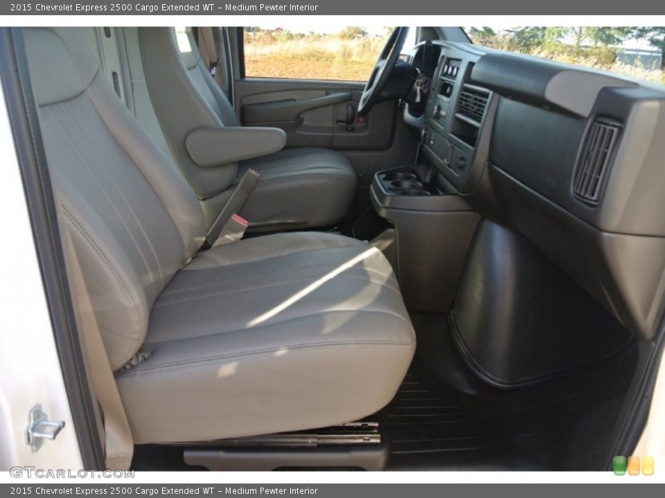 Medium Pewter Interior Front Seat for the 2015 Chevrolet Express 2500 Cargo Extended WT #98927638