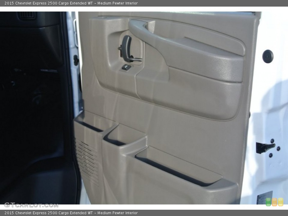Medium Pewter Interior Door Panel for the 2015 Chevrolet Express 2500 Cargo Extended WT #98927644