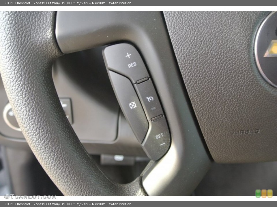 Medium Pewter Interior Controls for the 2015 Chevrolet Express Cutaway 3500 Utility Van #98928139