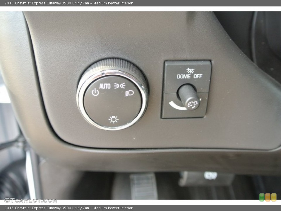 Medium Pewter Interior Controls for the 2015 Chevrolet Express Cutaway 3500 Utility Van #98928160