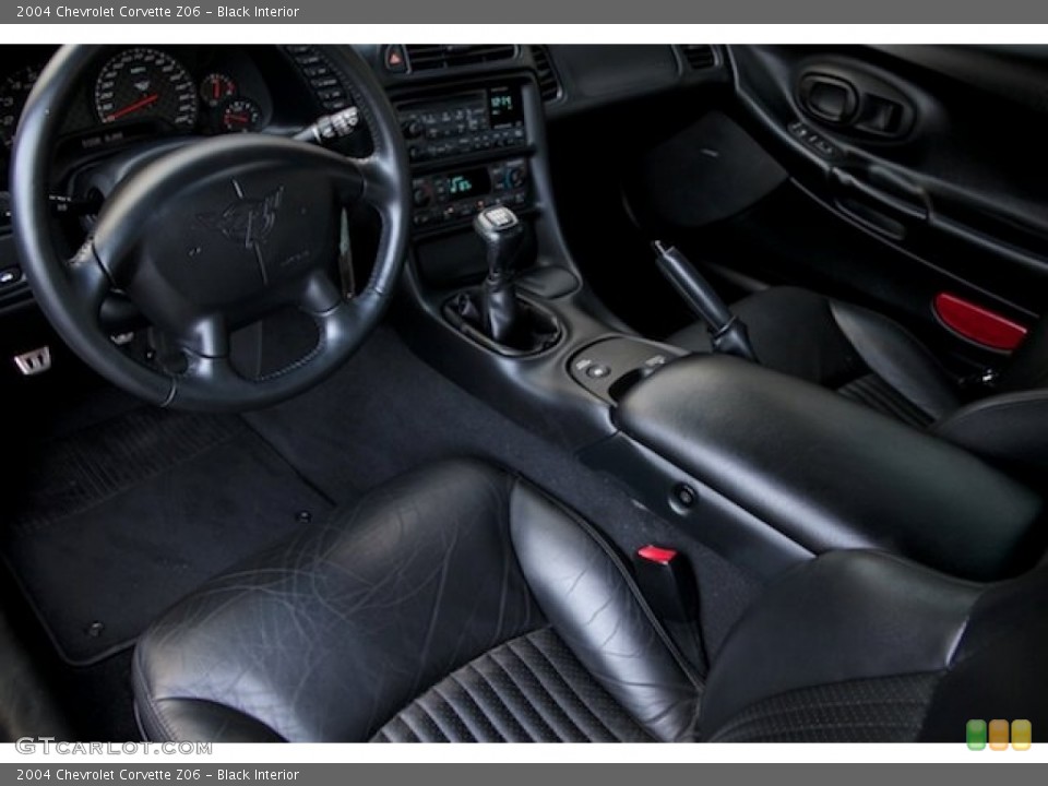 Black Interior Photo for the 2004 Chevrolet Corvette Z06 #98933821
