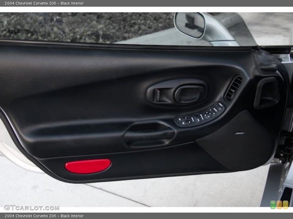 Black Interior Door Panel for the 2004 Chevrolet Corvette Z06 #98933989