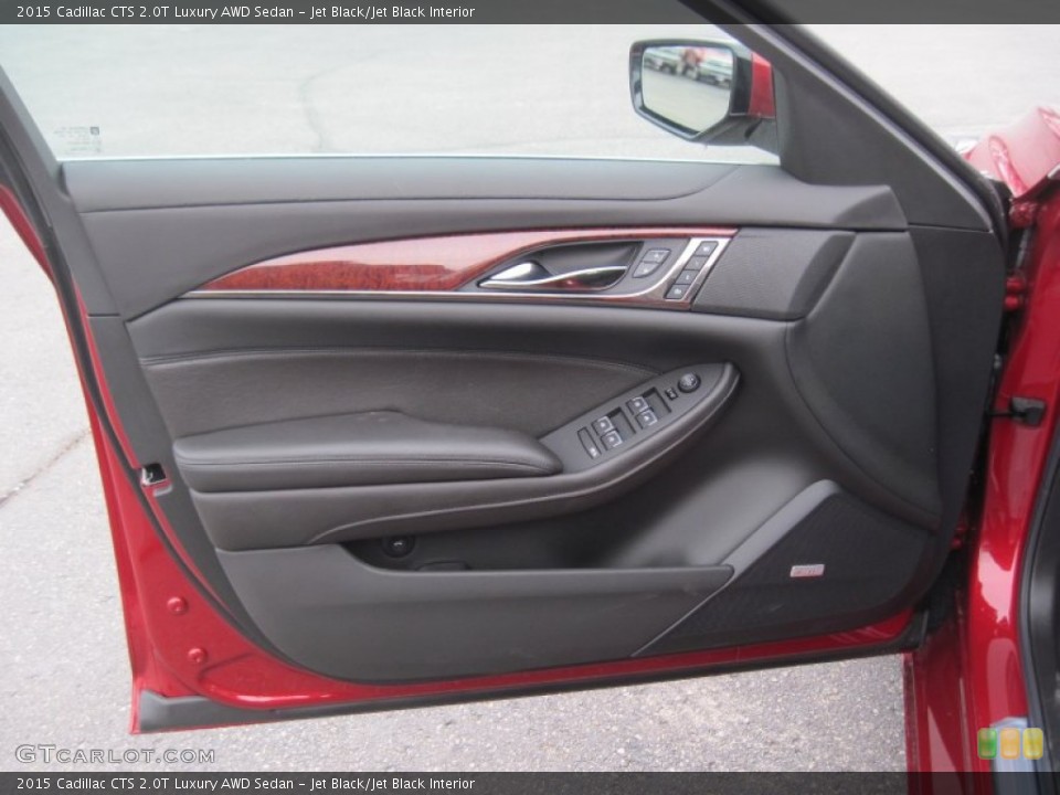 Jet Black/Jet Black Interior Door Panel for the 2015 Cadillac CTS 2.0T Luxury AWD Sedan #98934586