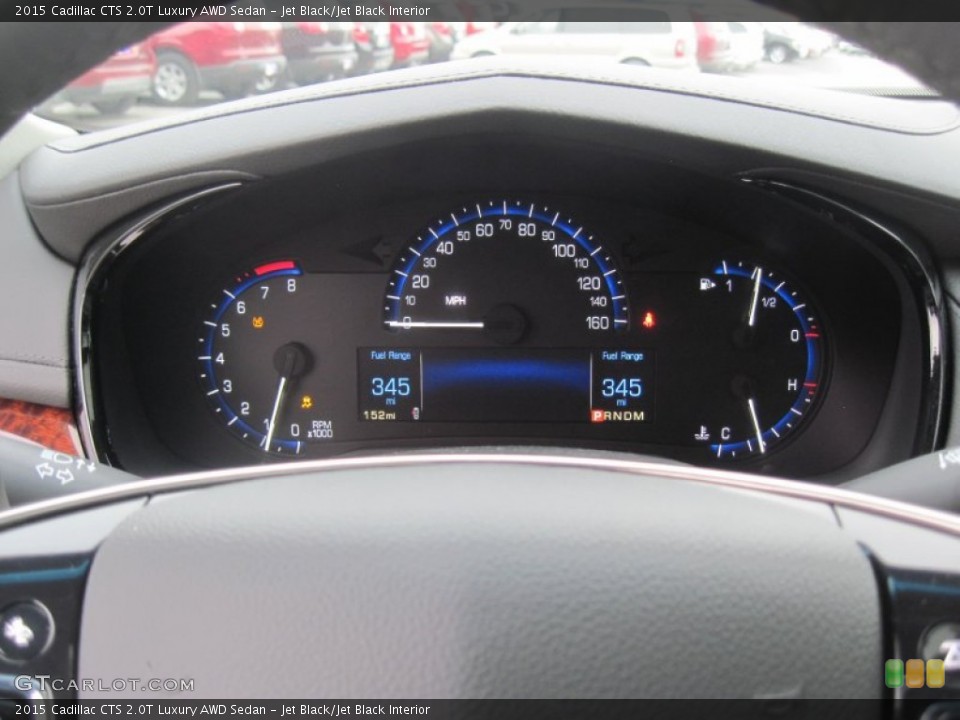 Jet Black/Jet Black Interior Gauges for the 2015 Cadillac CTS 2.0T Luxury AWD Sedan #98934658