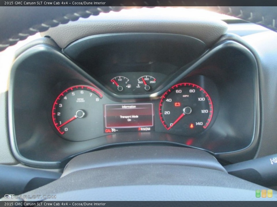 Cocoa/Dune Interior Gauges for the 2015 GMC Canyon SLT Crew Cab 4x4 #98937382