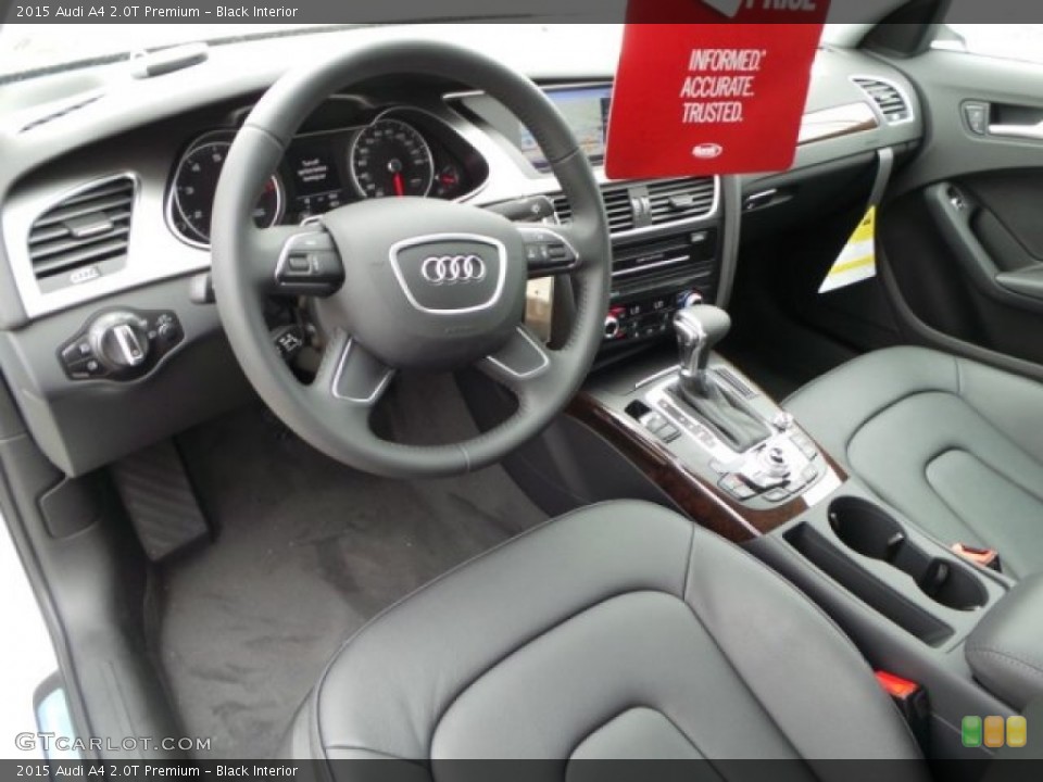 Black Interior Photo for the 2015 Audi A4 2.0T Premium #98937523