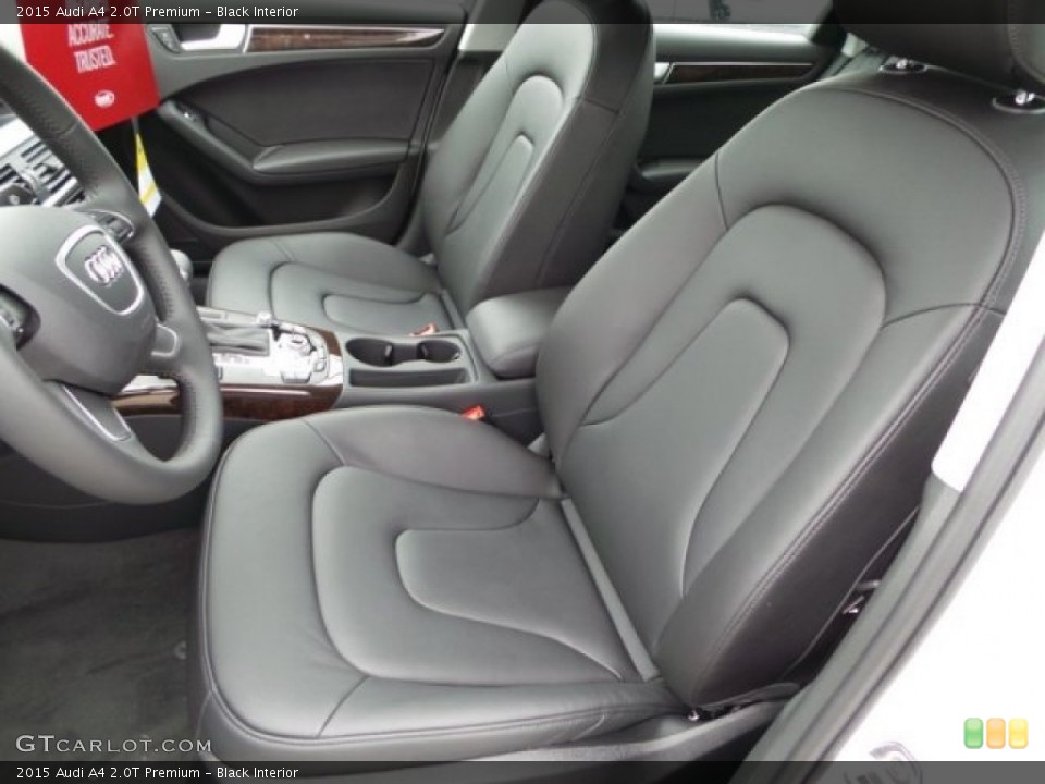 Black Interior Front Seat for the 2015 Audi A4 2.0T Premium #98937544