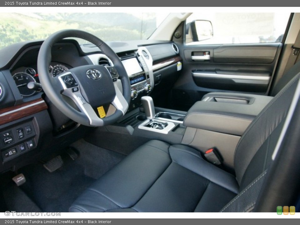Black Interior Prime Interior for the 2015 Toyota Tundra Limited CrewMax 4x4 #98937655