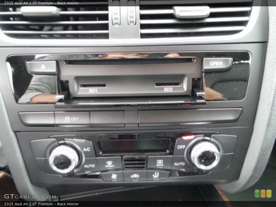 Black Interior Controls for the 2015 Audi A4 2.0T Premium #98937688