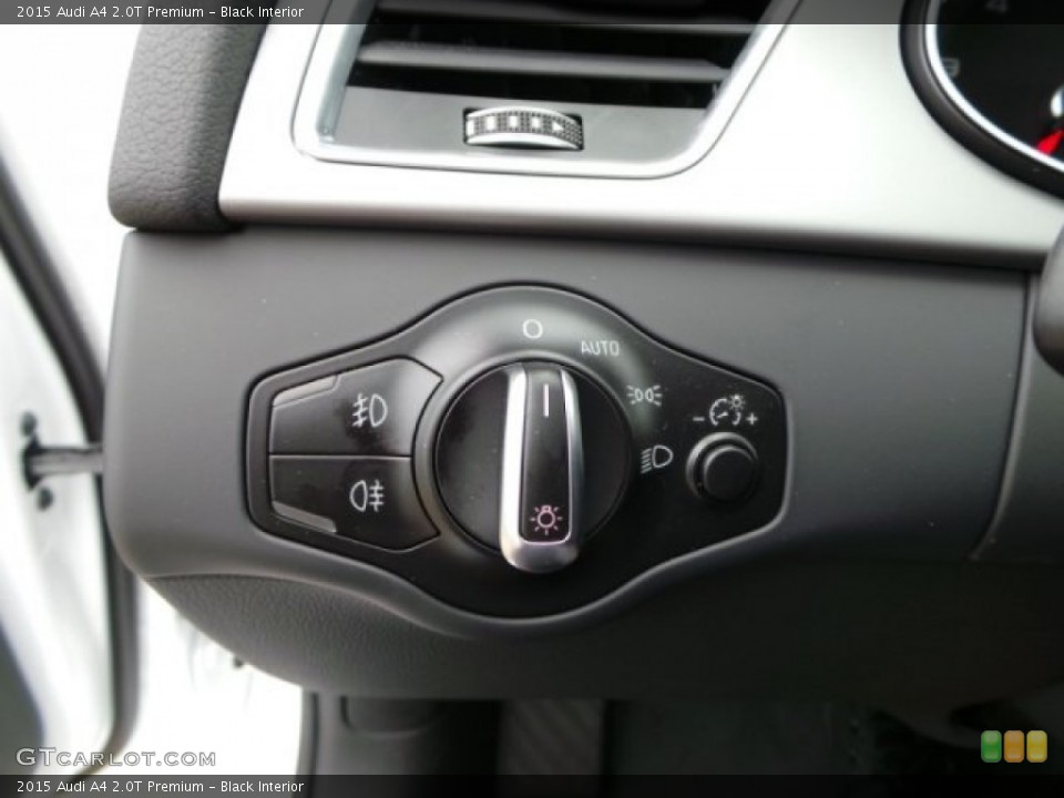 Black Interior Controls for the 2015 Audi A4 2.0T Premium #98937745