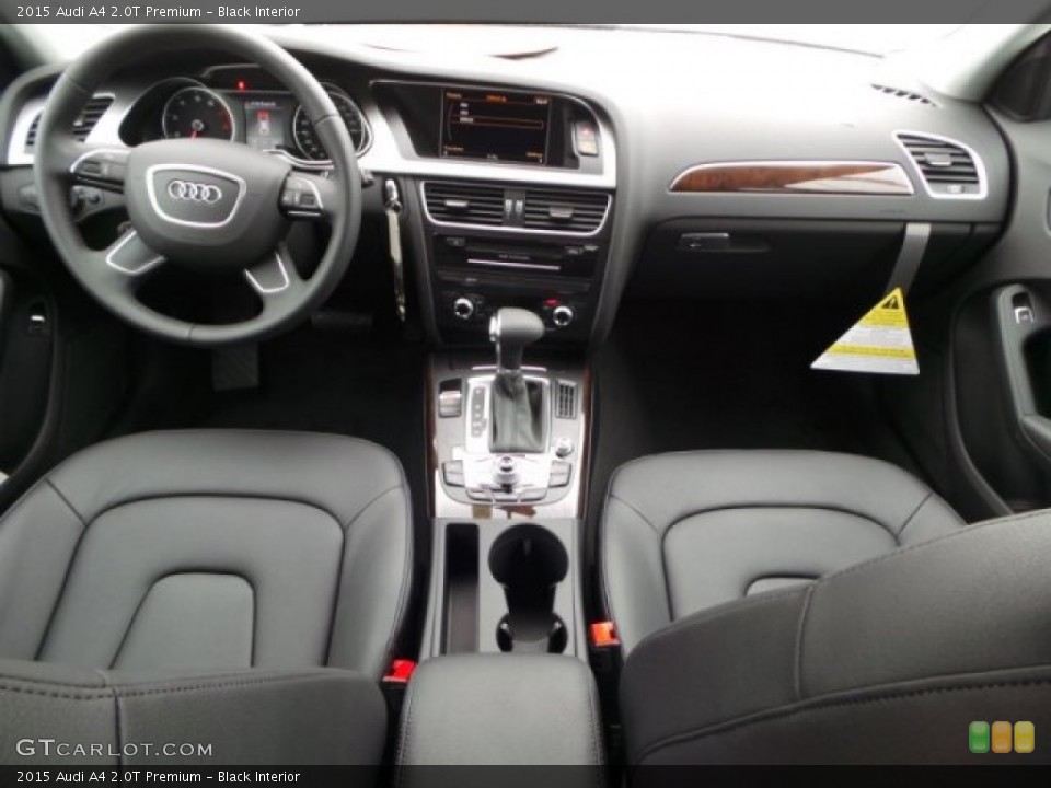 Black Interior Dashboard for the 2015 Audi A4 2.0T Premium #98937814
