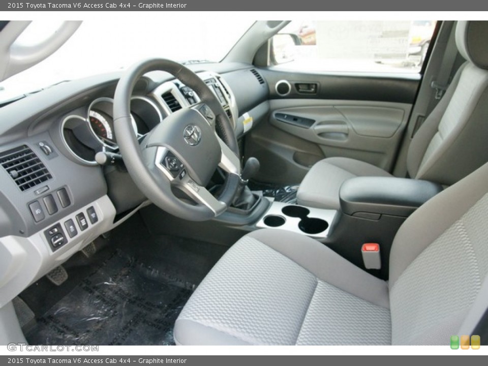 Graphite Interior Photo for the 2015 Toyota Tacoma V6 Access Cab 4x4 #98937913