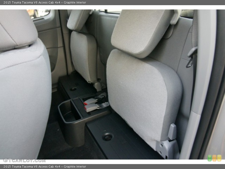Graphite Interior Rear Seat for the 2015 Toyota Tacoma V6 Access Cab 4x4 #98938012