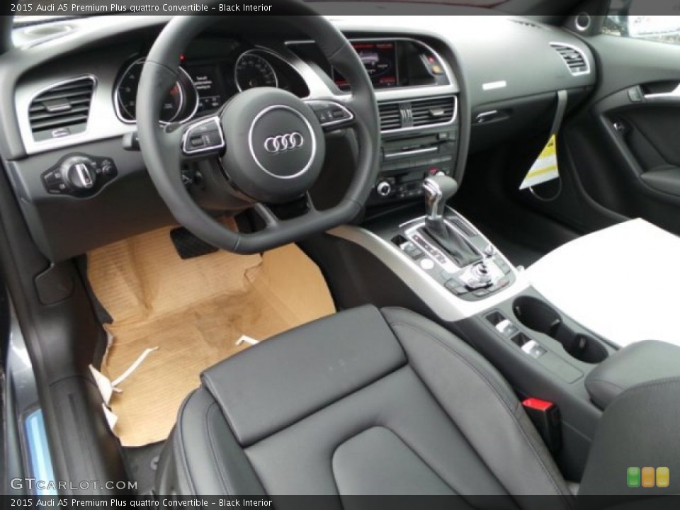 Black Interior Photo for the 2015 Audi A5 Premium Plus quattro Convertible #98939017