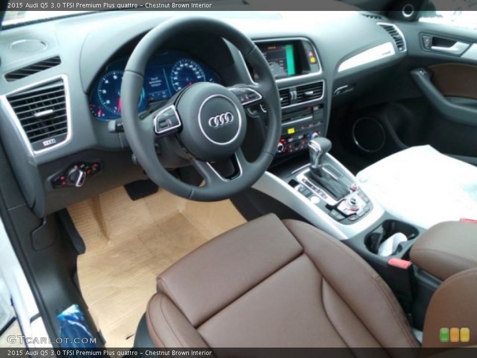 Chestnut Brown Interior Photo for the 2015 Audi Q5 3.0 TFSI Premium Plus quattro #98940559